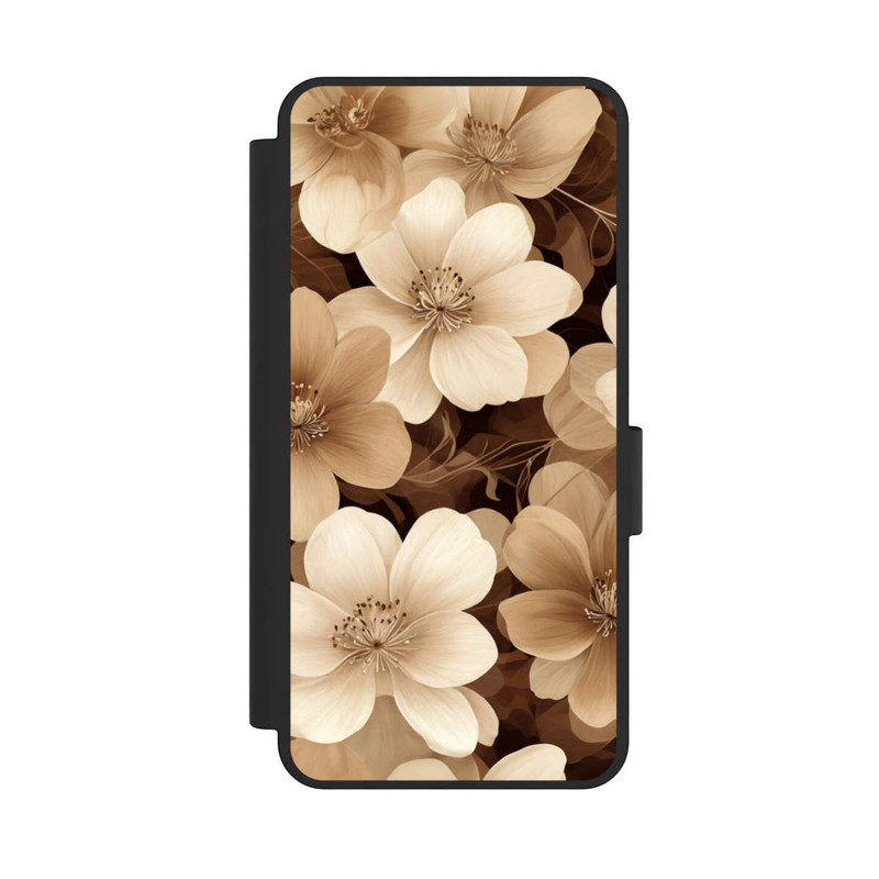 Galaxy S25 Edge NIVOflip Naturfarbene Negativblumen mit KI