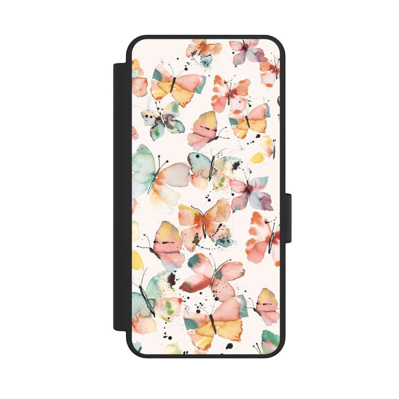 Galaxy S25 Edge NIVOflip Butterflies Watercolor Pattern
