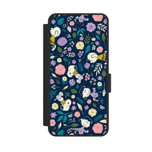 Samsung Galaxy S25 Edge NIVOflip Peanuts Dark Flower Pattern