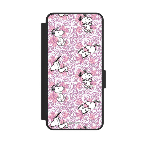 Samsung Galaxy S25 Edge NIVOflip Peanuts Pink Roses Pattern