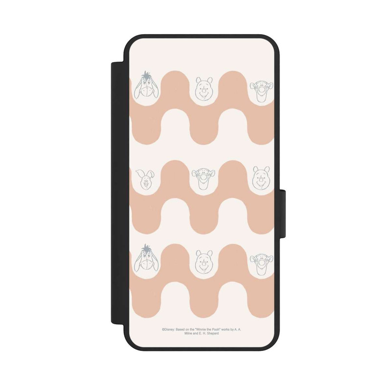 Galaxy S25 Edge NIVOflip Winnie l'Ourson et ses Amis Motif Vagues Bohèmes