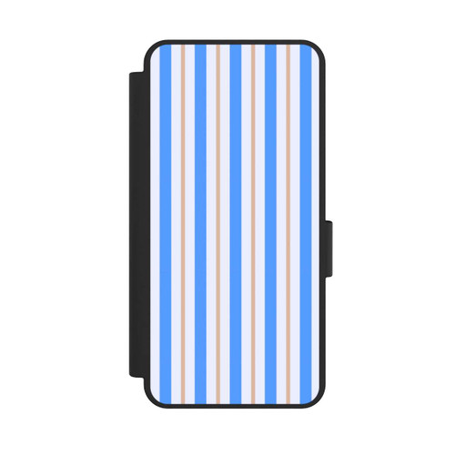 Samsung Galaxy S25 Edge NIVOflip Stripes Blue Beige