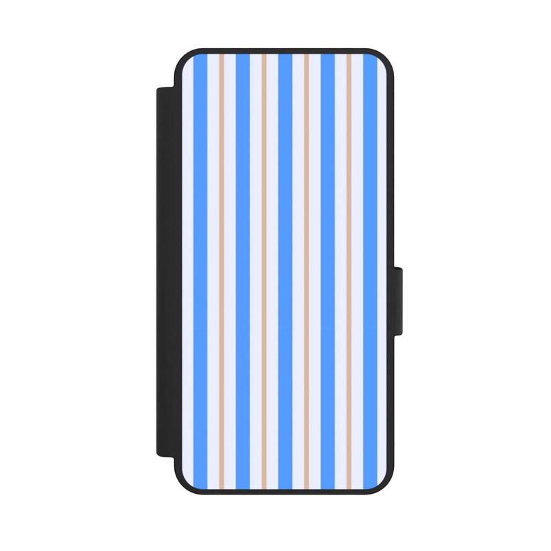 Galaxy S25 Edge NIVOflip Stripes Blue Beige
