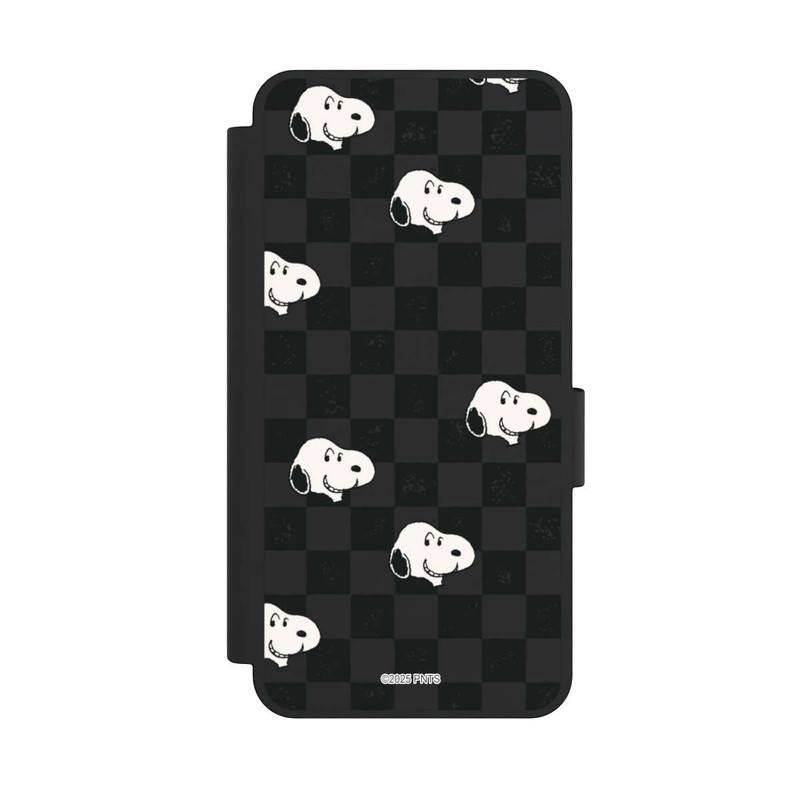 Galaxy S25 Edge NIVOflip Snoopy Checked Pattern