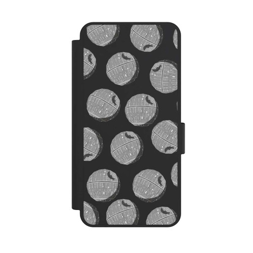 Samsung Galaxy S25 Edge NIVOflip death-star-pattern-transparent
