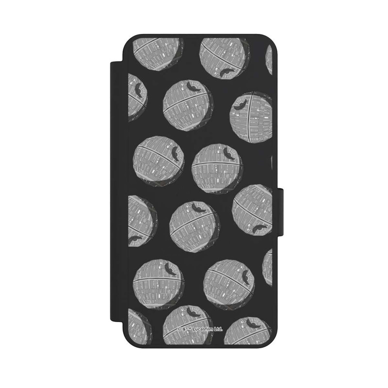 Galaxy S25 Edge NIVOflip death-star-pattern-transparent