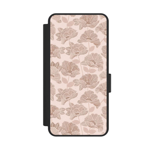 Samsung Galaxy S25 Edge NIVOflip Brown Floral Block