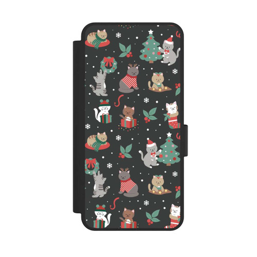 Samsung Galaxy S25 Edge NIVOflip Christmas Festive Cute Holiday Kittens