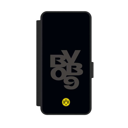 Samsung Galaxy S25 Edge NIVOflip BVB09 Grau Schwarz