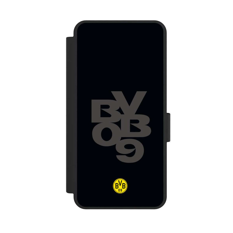 Galaxy S25 Edge NIVOflip BVB09 Grau Schwarz