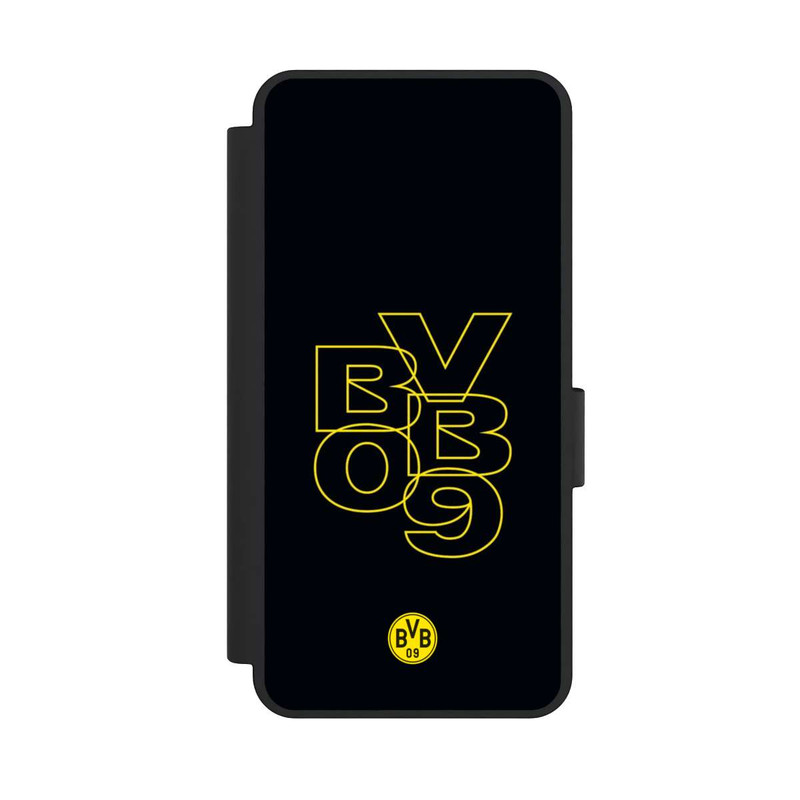 Galaxy S25 Edge NIVOflip BVB09 Gelb Schwarz