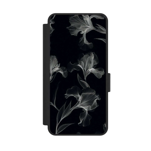Samsung Galaxy S25 Edge NIVOflip Blumen Schwarz-Weiß Röntgenaufnahme