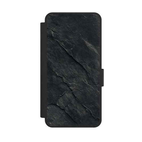 Samsung Galaxy S25 Edge NIVOflip Dunkler Schiefer Look