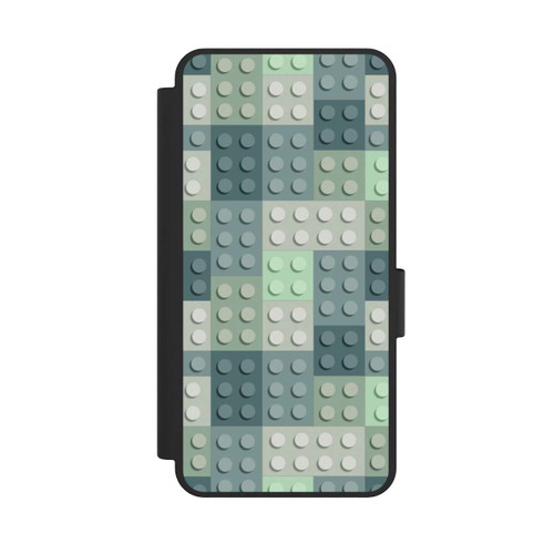 Samsung Galaxy S25 Edge NIVOflip Grünes Blockmuster