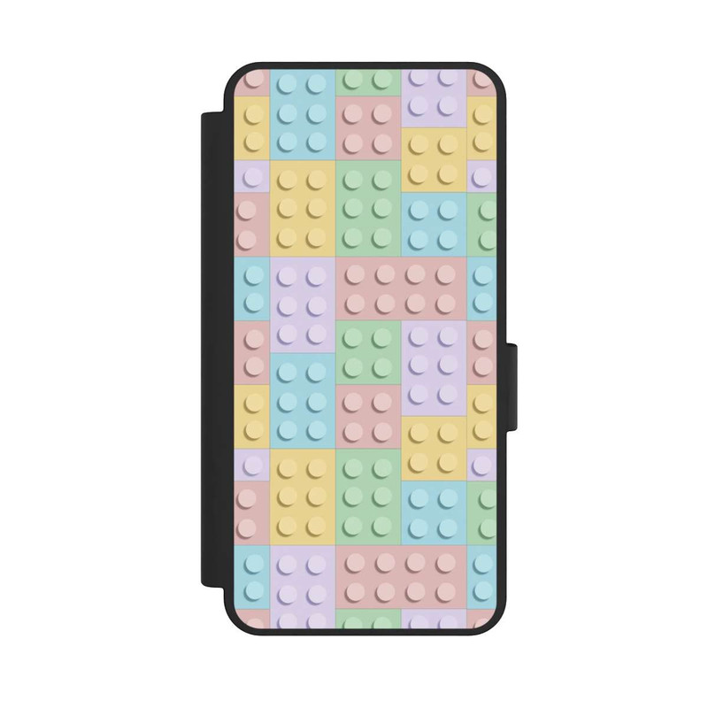 Galaxy S25 Edge NIVOflip Buntes Blockmuster