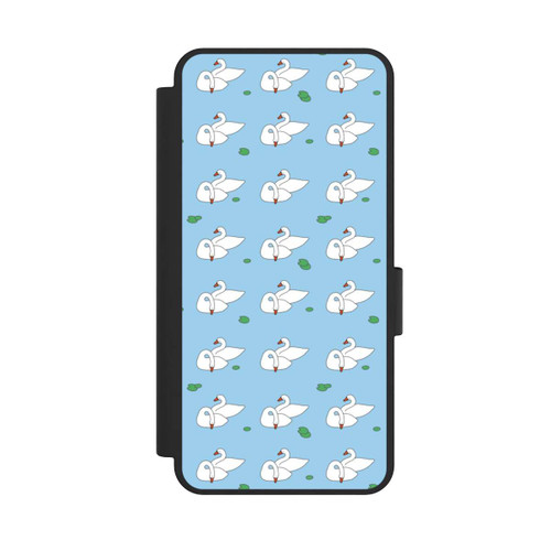 Samsung Galaxy S25 Edge NIVOflip Ducks Pattern Blue Pond