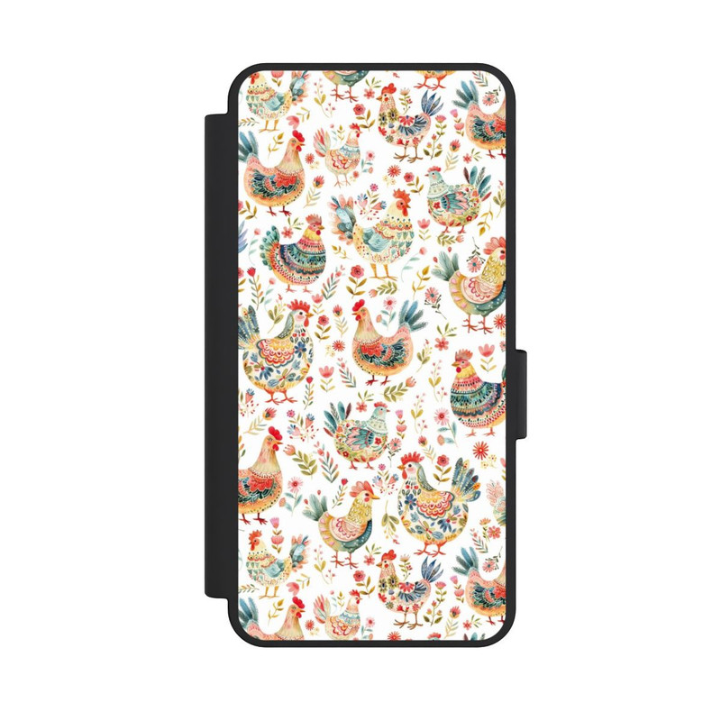 Galaxy S25 Edge NIVOflip Folklore Huhn mit KI