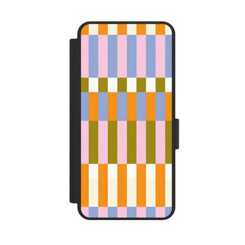 Samsung Galaxy S25 Edge NIVOflip Buntes Karomuster