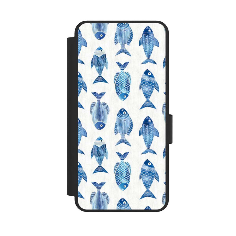 Galaxy S25 Edge NIVOflip Fancy Fish Parade mit KI