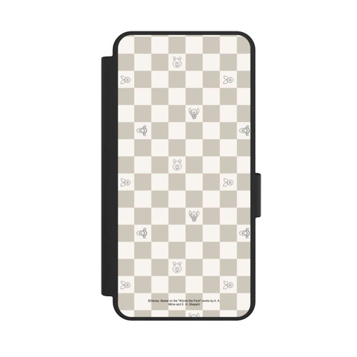 Samsung Galaxy S25 Edge NIVOflip Winnie the Pooh Checked Pattern Beige