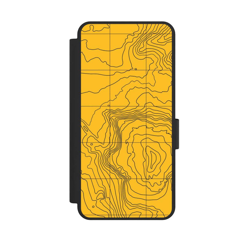Galaxy S25 Edge NIVOflip Berg gelbe Linien