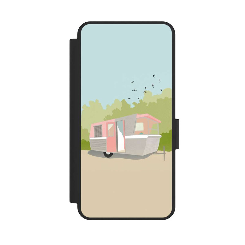 Galaxy S25 Edge NIVOflip Retro Glamping by Roberta Murray