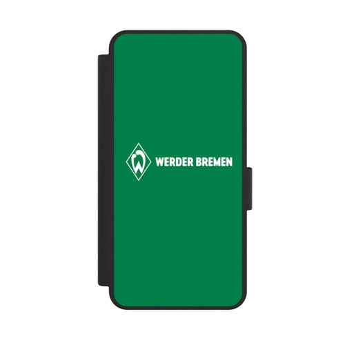 Samsung Galaxy S25 Edge NIVOflip Werder Bremen Schriftzug Raute Grün