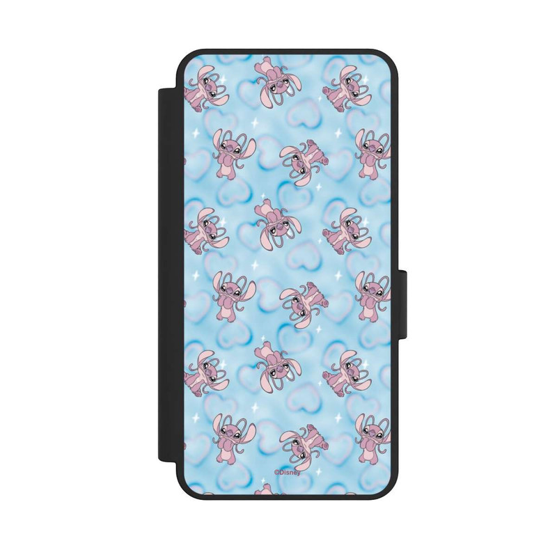 Galaxy S25 Edge NIVOflip Lilo & Stitch Angel Pattern Blue Hearts