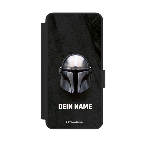 Samsung Galaxy S25 Edge NIVOflip Star Wars Mandalorian Black Helmet personnalisable
