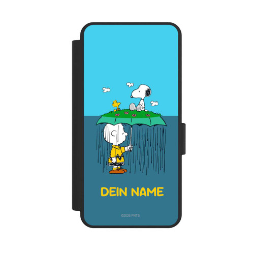 Samsung Galaxy S25 Edge NIVOflip Charlie Brown Regen Personalisierbar