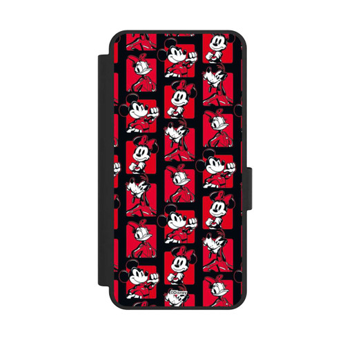Samsung Galaxy S25 Edge NIVOflip Mickey Mouse Racing Pattern Red
