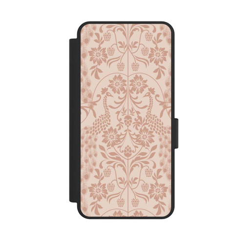Samsung Galaxy S25 Edge NIVOflip Vintage Peacock Garden Arts and Crafts Floral
