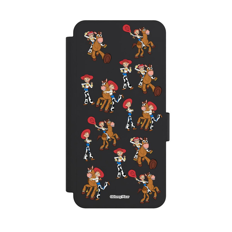 Galaxy S25 Edge NIVOflip Toy Story 5 Jessie Cowboy Pattern Transparent