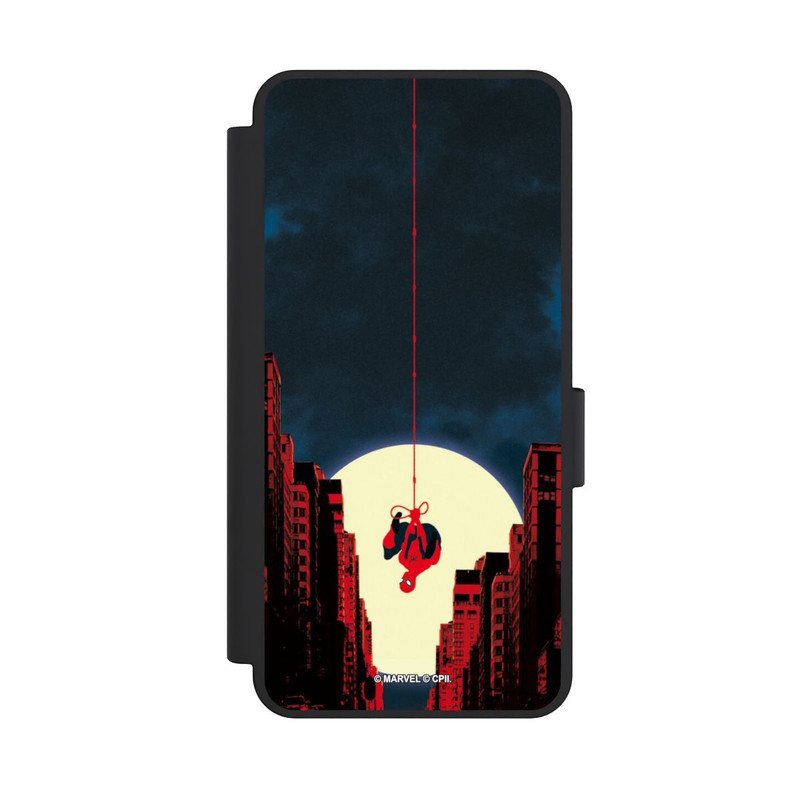Galaxy S25 Edge NIVOflip Spider-Man Marvel between Skyscrapers