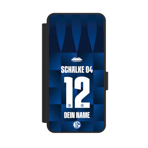 Samsung Galaxy S25 Edge NIVOflip Schalke 04 Trikot Personalisierbar 26-27
