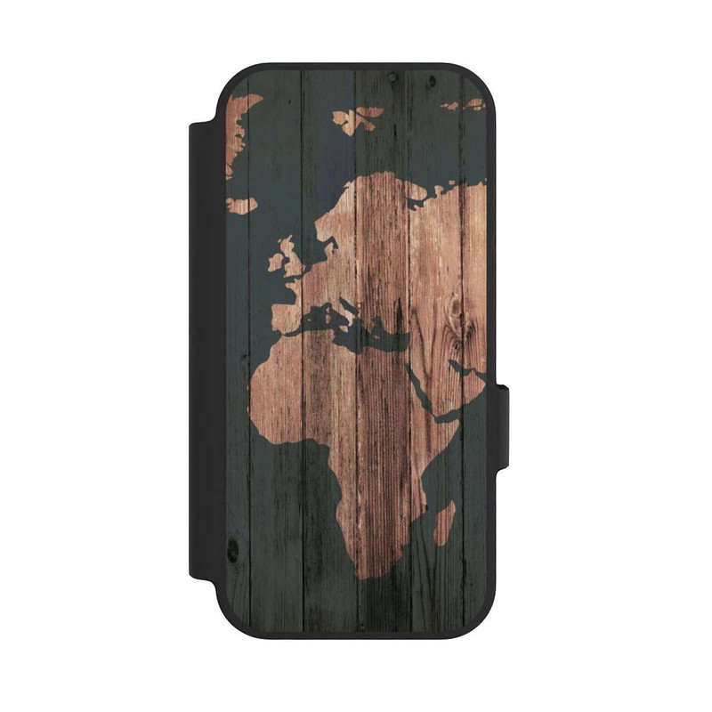 Pixel 10 NIVOflip Wooden World Map