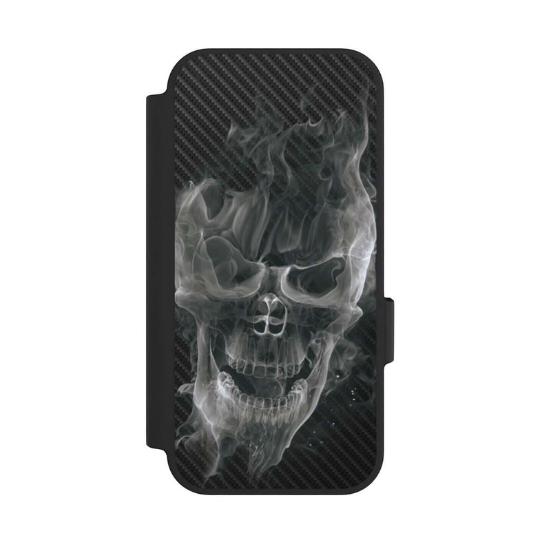 Pixel 10 NIVOflip rauchender Totenkopf Carbon