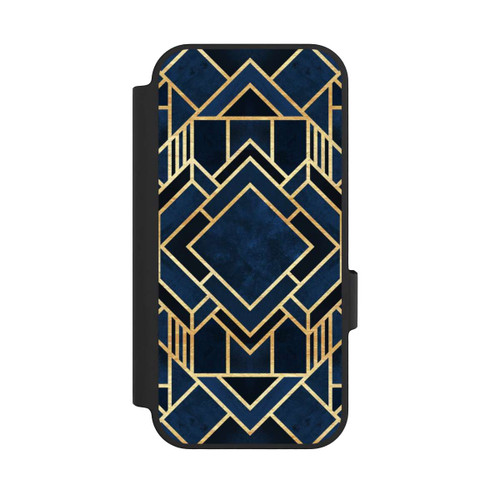 Google Pixel 10 NIVOflip Kunst Deko Blau Golddruck