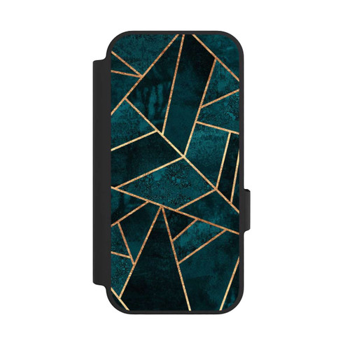 Google Pixel 10 NIVOflip Tief Blaugrün Stein Gold Druck