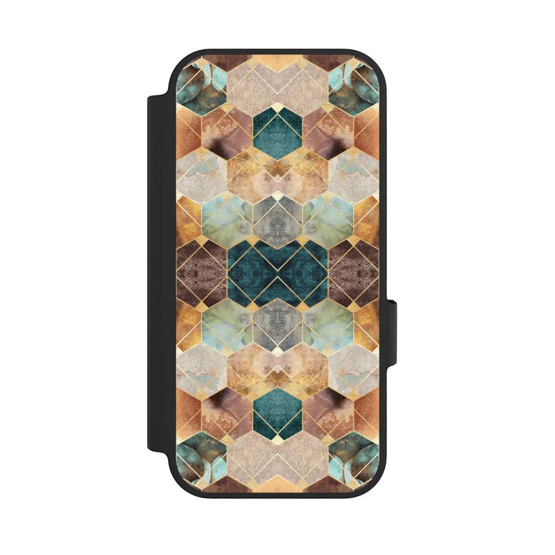 Pixel 10 NIVOflip Naturfarbene Sechsecke und Diamanten