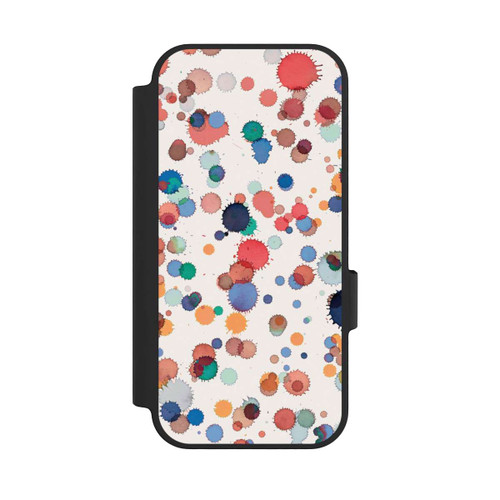 Google Pixel 10 NIVOflip Gouttes Aquarelle Texture Bleu Jaune