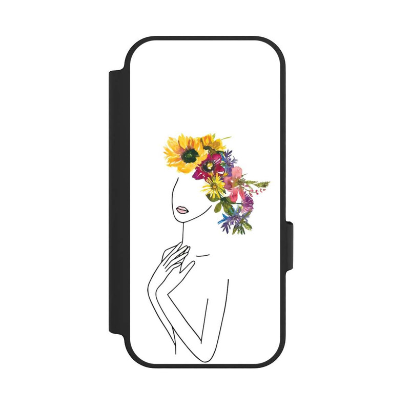 Pixel 10 NIVOflip Line Art Woman flowercrown