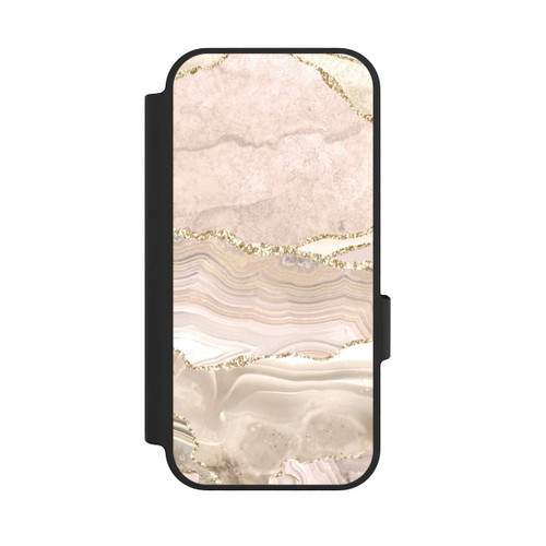 Google Pixel 10 NIVOflip Marmor rosa-goldene Streifen