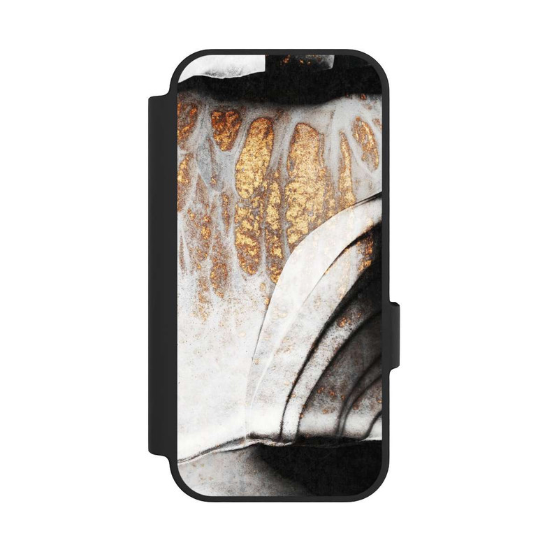 Pixel 10 NIVOflip Schwarze und goldene Adern
