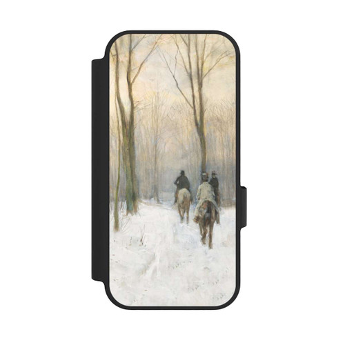 Google Pixel 10 NIVOflip Reiter im Schnee im Haager Wald