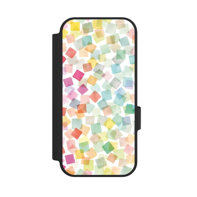 Pixel 10 NIVOflip Konfetti geometrische Plaids Regenbogen