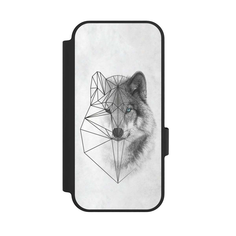 Pixel 10 NIVOflip Polygonaler Wolf