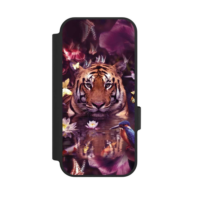 Pixel 10 NIVOflip Tiger Blumenrahmen