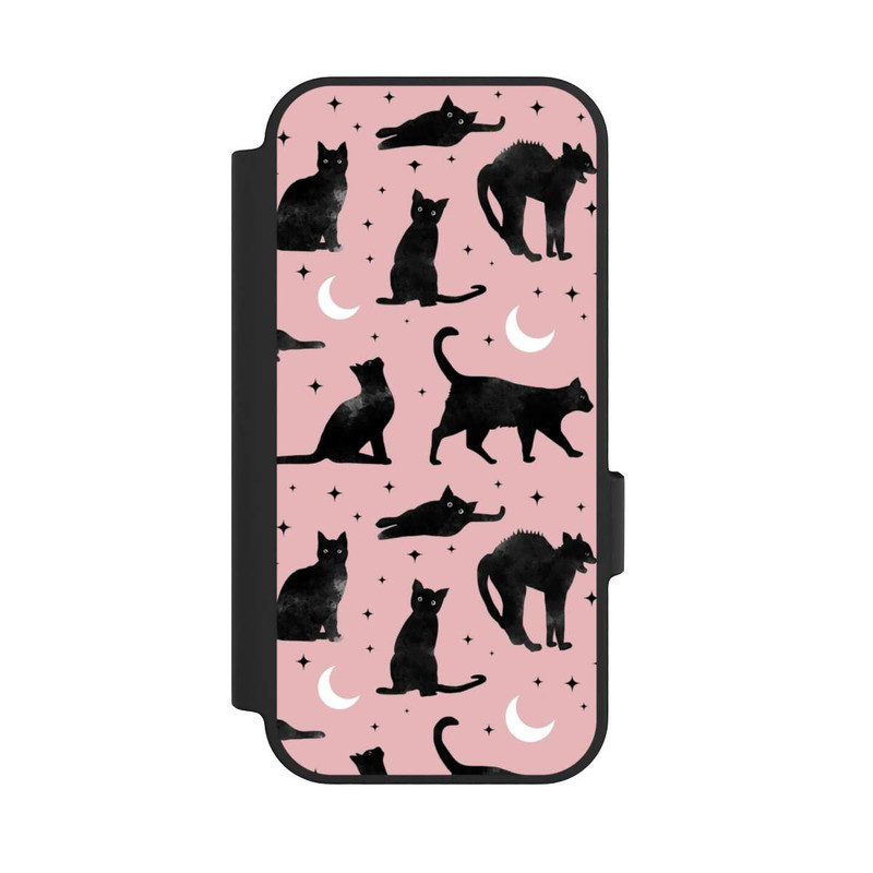 Pixel 10 NIVOflip Lune & Chats Fond Rose
