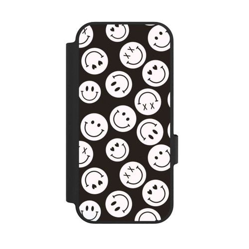 Google Pixel 10 NIVOflip Smiles Emotes Pattern Black And White